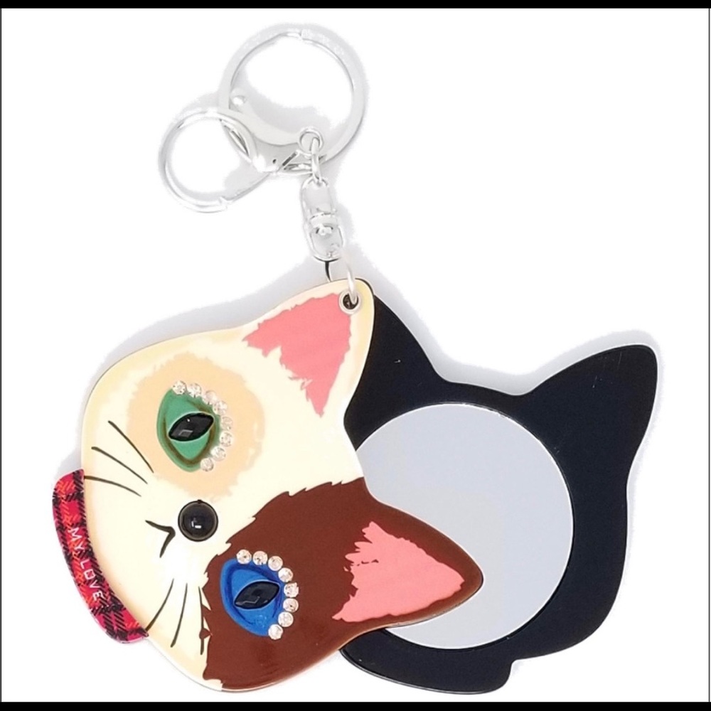 ✨🌸🐱Diva Kitty Key Chain/Mirror🐱🌸✨ - Picture 2 of 2